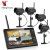 Yobang Security Wireless Video Surveillance System 7 Inch screen Monitor 4pcs HD Network DVR Home Security Waterproof IP